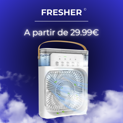 Fresher 3-en-1 ｜ Climatisation, Humidificateur, Diffuseur de parfum