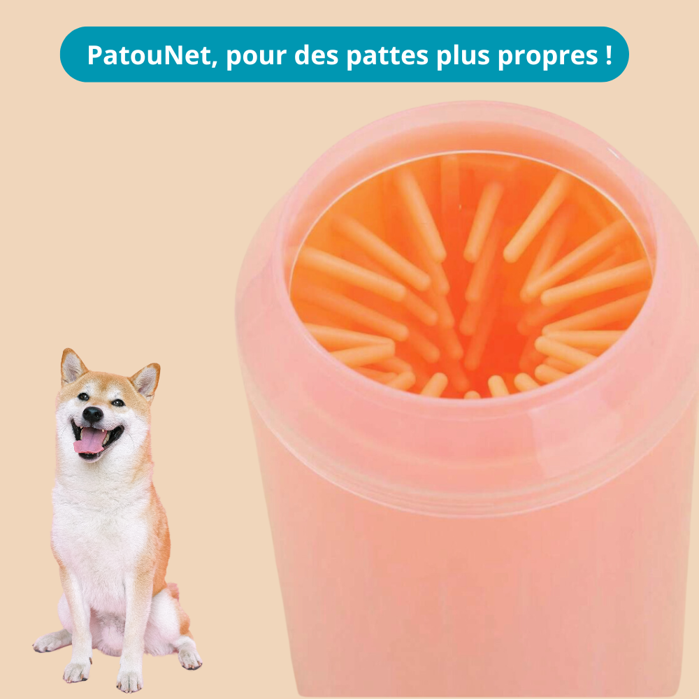 Patounet, the dog paw cleaner