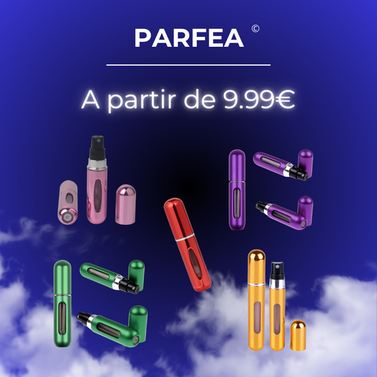 Parféa - Flacons rechargeables de poche｜Lot de 5 pour 19,90€