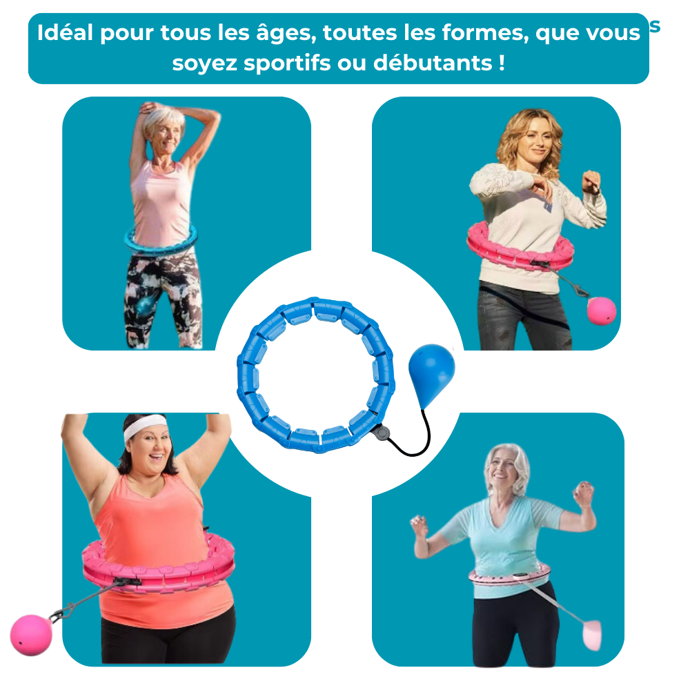 HulaFit - The Hula Hoop for fun sports at home