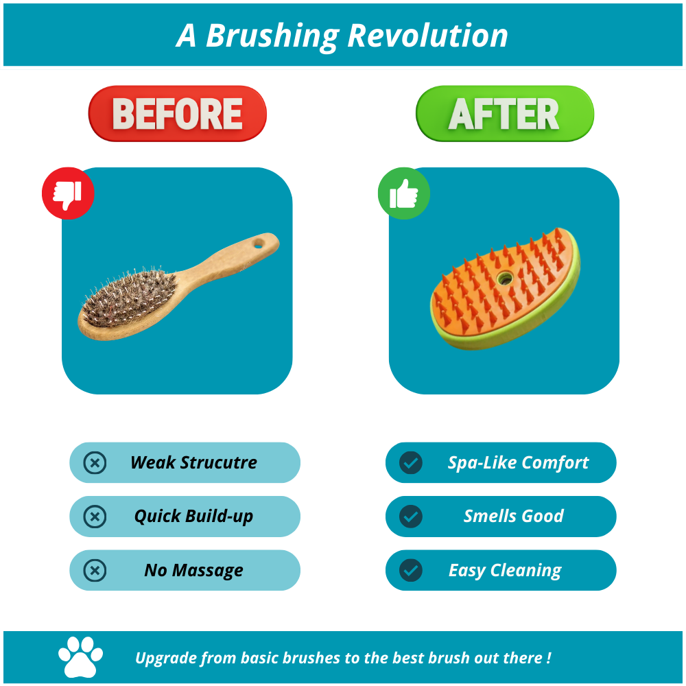 SteamDog - Steam brush for dogs