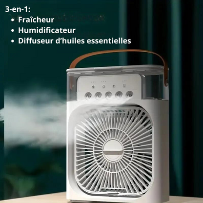 Fresher 3-en-1 ｜ Climatisation, Humidificateur, Diffuseur de parfum